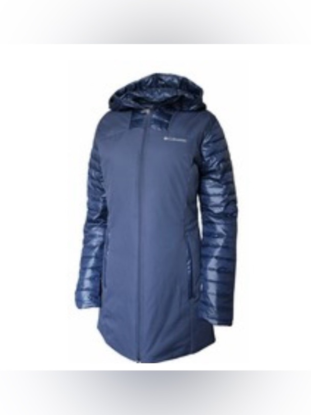Columbia Navy Hooded Women's Puffer Coat